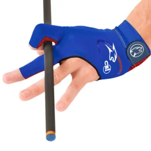 Predator Second Skin Billiard Glove USPBS Blue and Red – Left Hand