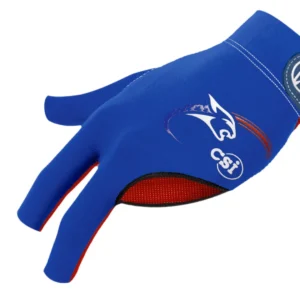 Predator Second Skin Billiard Glove USPBS Blue and Red – Left Hand