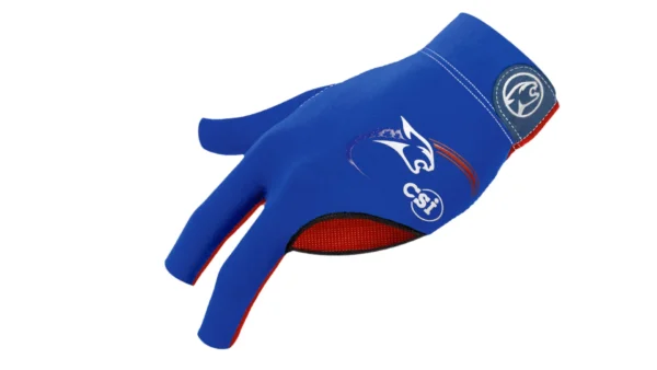 Predator Second Skin Billiard Glove USPBS Blue and Red - Left Hand