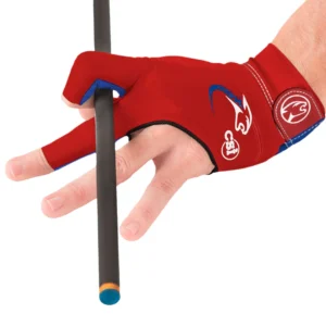 Predator Second Skin Billiard Glove USPBS Red with Blue- Left Hand