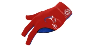 Predator Second Skin Billiard Glove USPBS Red with Blue- Left Hand