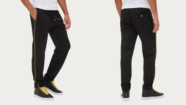 Predator Black and Yellow Jogger Pants - Image 3