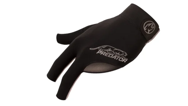 Predator Second Skin Black/Grey Billiard Glove - Left Hand