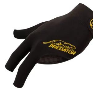 Predator Second Skin Black/Yellow Billiard Glove – Left Hand