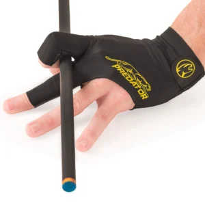 Predator Second Skin Black/Yellow Billiard Glove – Left Hand