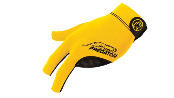 Predator Second Skin Yellow Billiard Glove - Right Hand