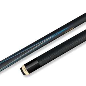 Predator 4-Point Sneaky Pete Pool Cue – Black / Blue – Elephant Pattern Leather Wrap