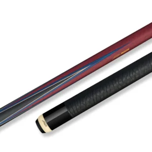 Predator 4-Point Sneaky Pete Pool Cue – Purple Heart / Blue – Elephant Pattern Leather Wrap